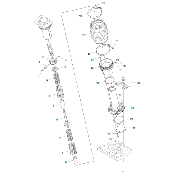 Spring Unit Assembly for LT 8005 II