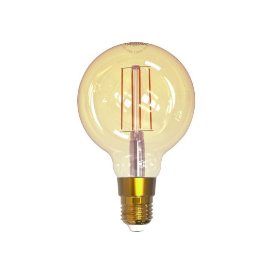  Wi-Fi LED ES (E27) 5.5W 470 lm Balloon Filament Dimmable Bulb (White)