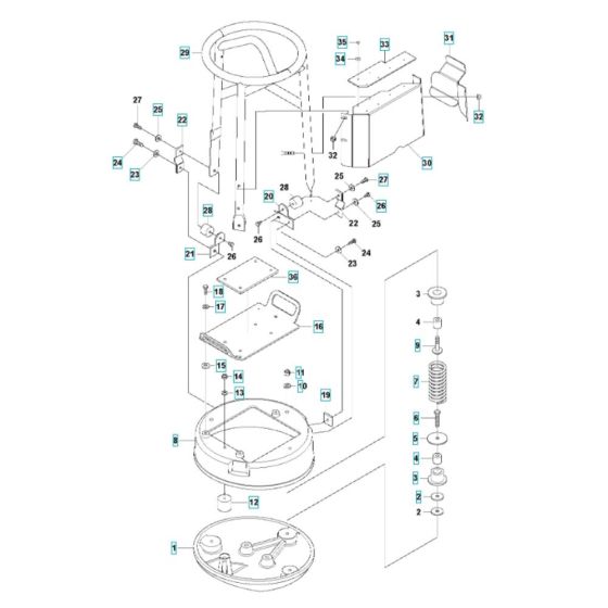 Base Plate Assembly for LX 90