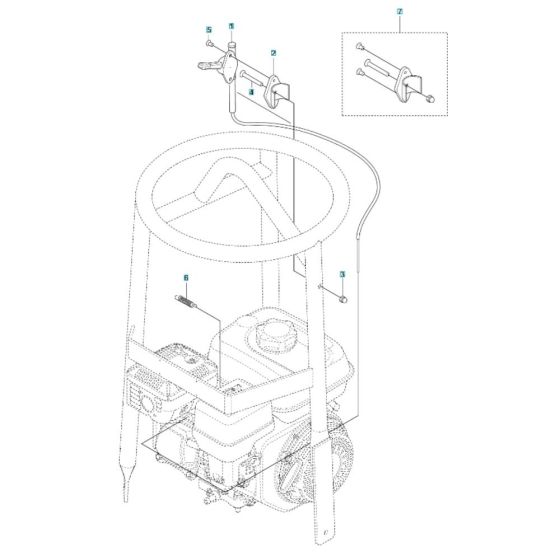 Throttle Control for Husqvarna LX 90