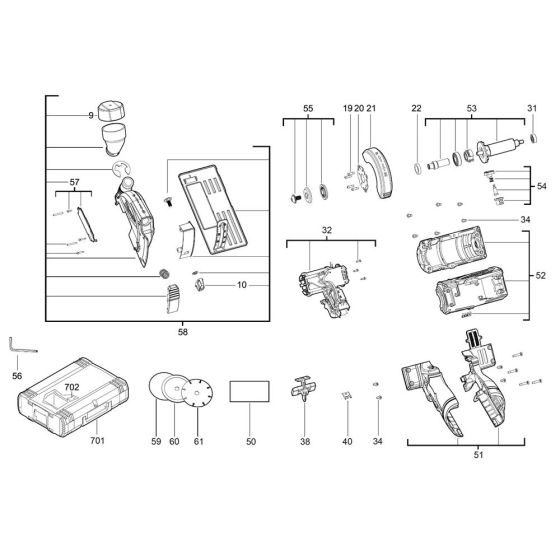 Milwaukee M12 FCOT Assembly