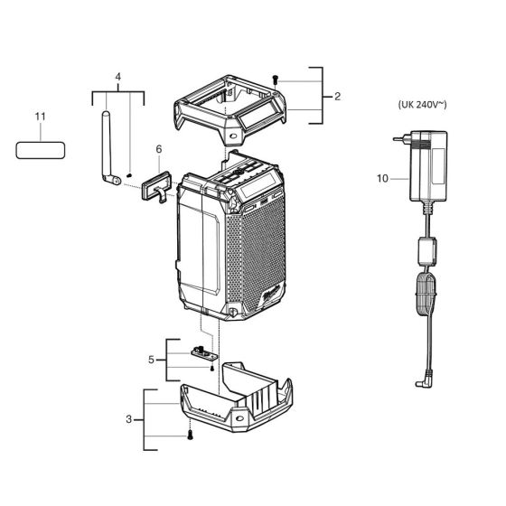 Milwaukee M12 RCDAB Assembly