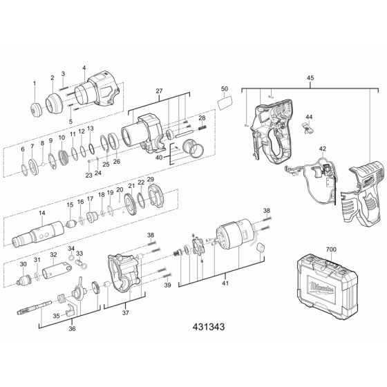 Milwaukee M12H Assembly
