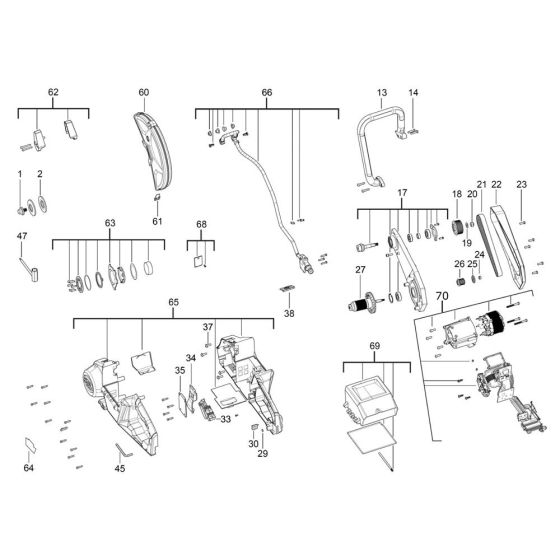 Milwaukee M18 FCOS230 Assembly