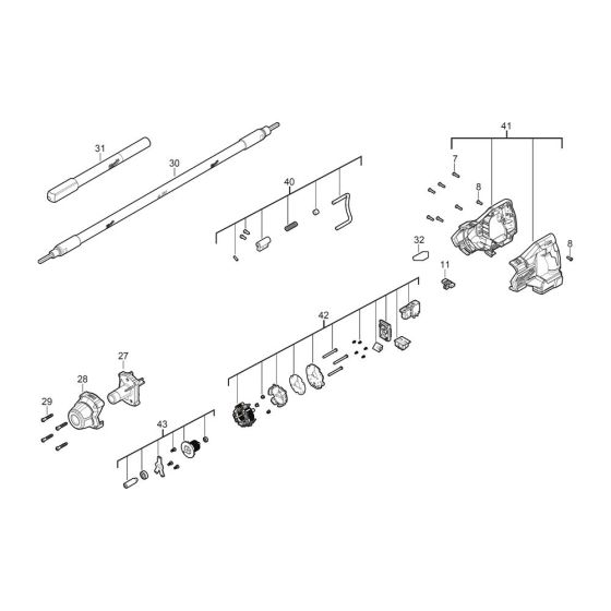 Milwaukee M18FCVN Assembly