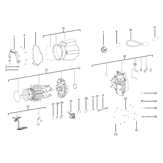 Milwaukee M18ONESLSP Assembly
