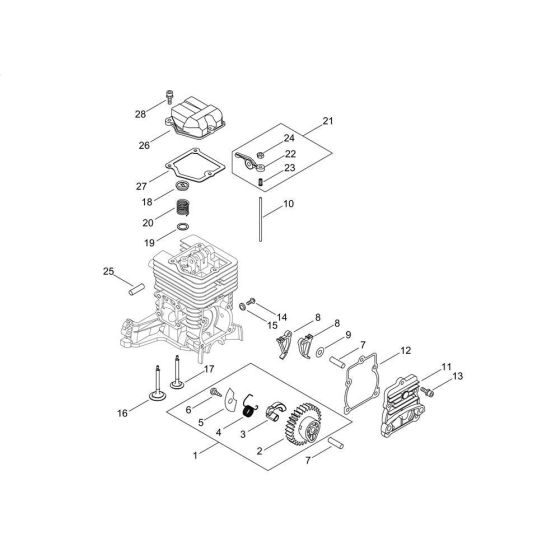Valve for Shindaiwa M2510