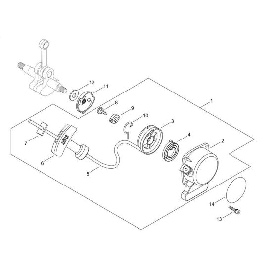 Recoil Starter for Shindaiwa