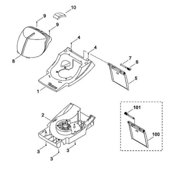Viking MA 400 Housing Assembly