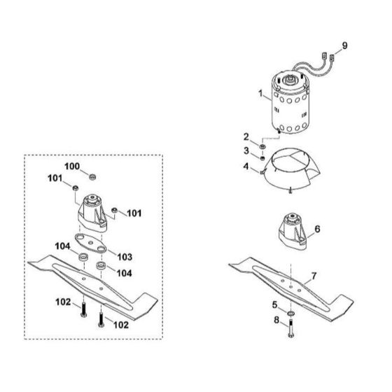 Engine Blade Assembly