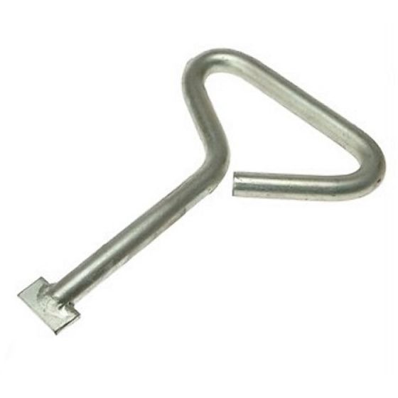 Steel Manhole Lifting Keys, 15mm Diam Steel Bar w/ Welded Key, 150mm