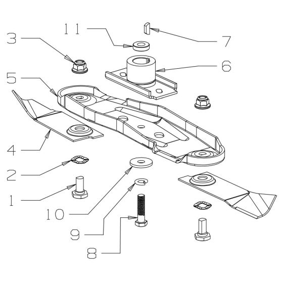 Blade Assembly for Morrison Mower