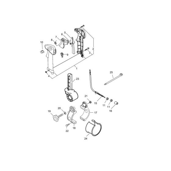 Handle & Throttle Lever for ECHO