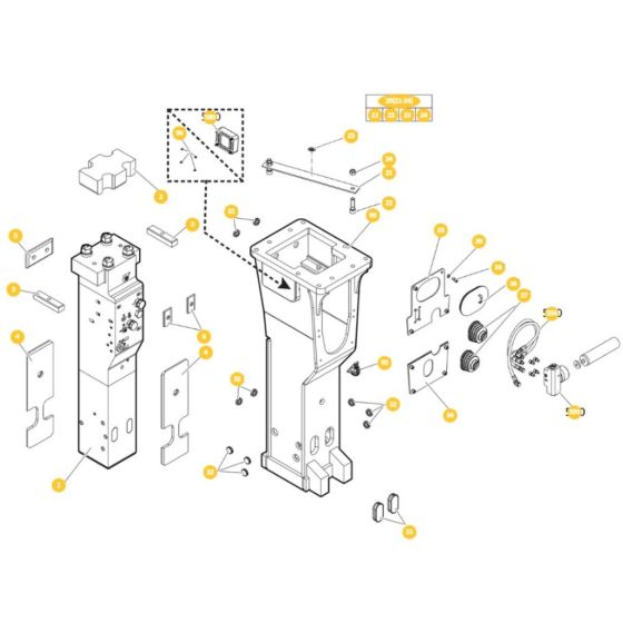Epiroc MB 1000 Breaker Assembly