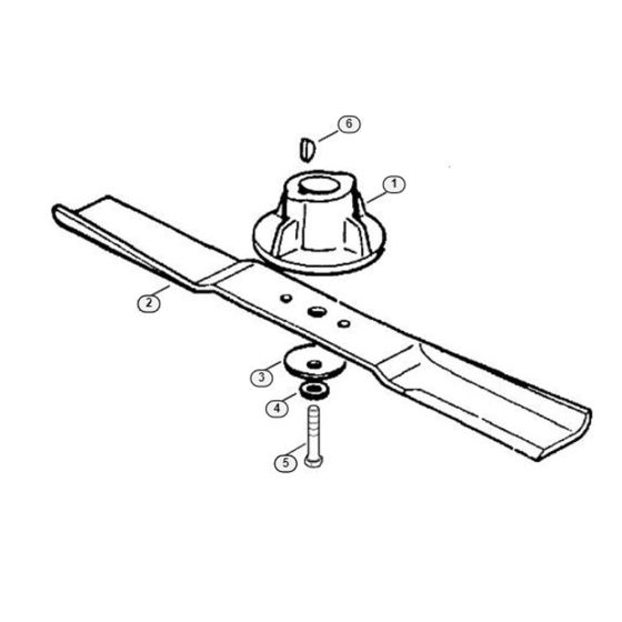 Engine, Blade for Viking MB 140 Petrol Lawn Mowers