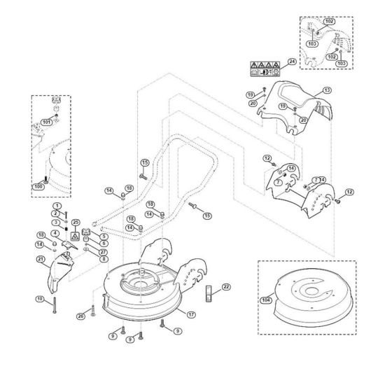 Housing for Viking MB 3.0 RX Petrol Lawn Mowers