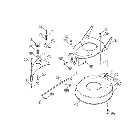 Housing for Viking MB 3 R Petrol Lawn Mowers