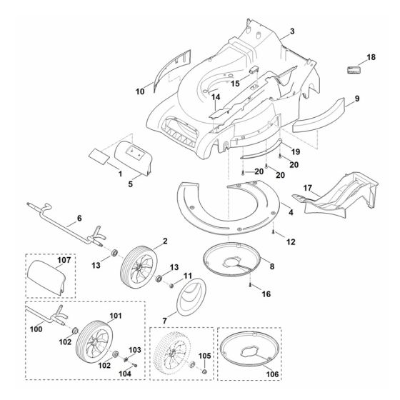 Front Axle Housing for Viking