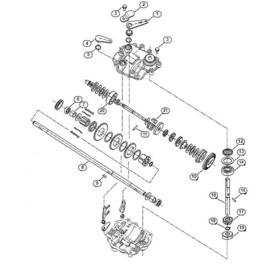 Gear Box for Viking MB 555 MQ Petrol Lawn Mowers