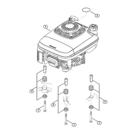 Engine for Viking MB 755.2 KS Petrol Lawn Mowers