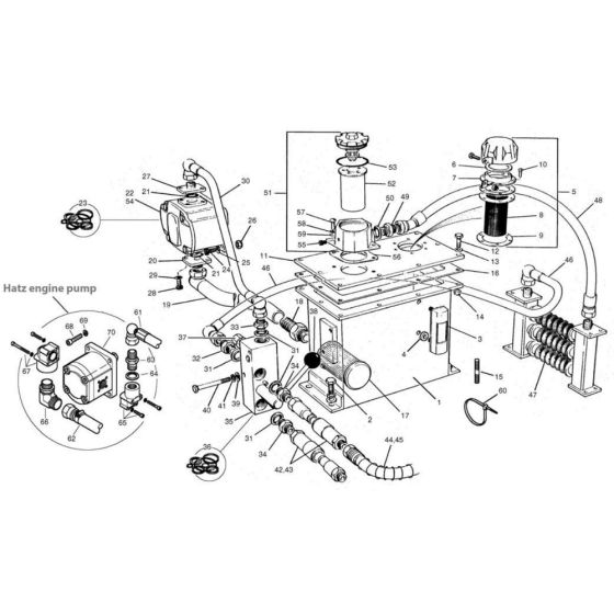 Hydraulics for Benford Terex Mecalac MBR71 Roller