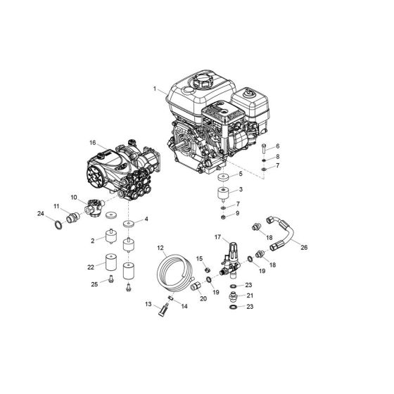 Engine & Gearbox Assembly