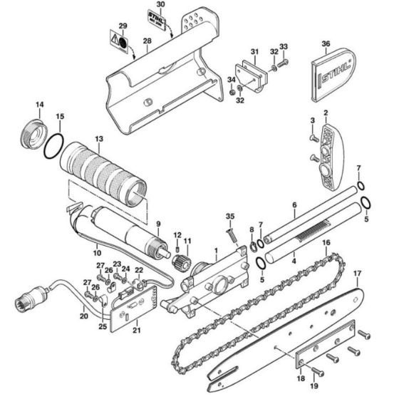 Cutting Depth Limiter for Stihl MC 200