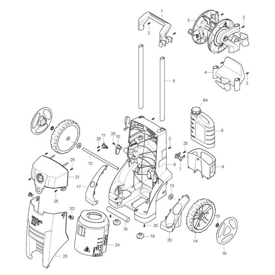 Nilfisk MC 4M-100/770 Assembly