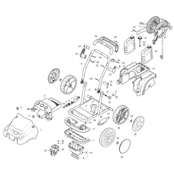 Nilfisk MC 5M-100/770 Assembly