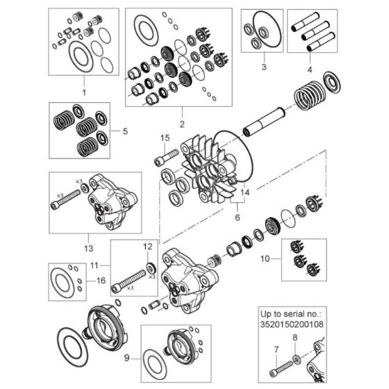 Cylinder Block for Nilfisk