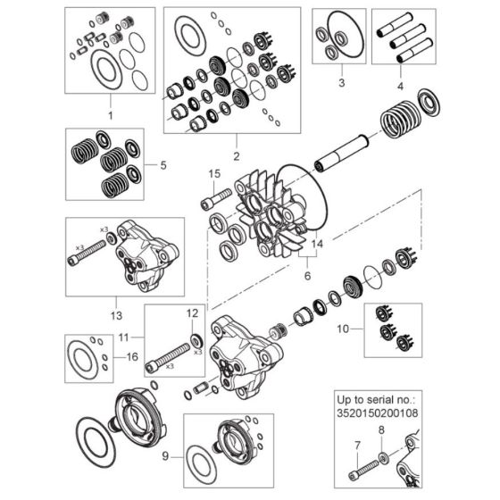 Cylinder Block for Nilfisk