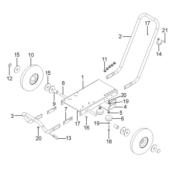 Chassis Assembly for Nilfisk