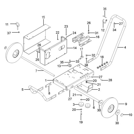 Chassis Assembly for Nilfisk