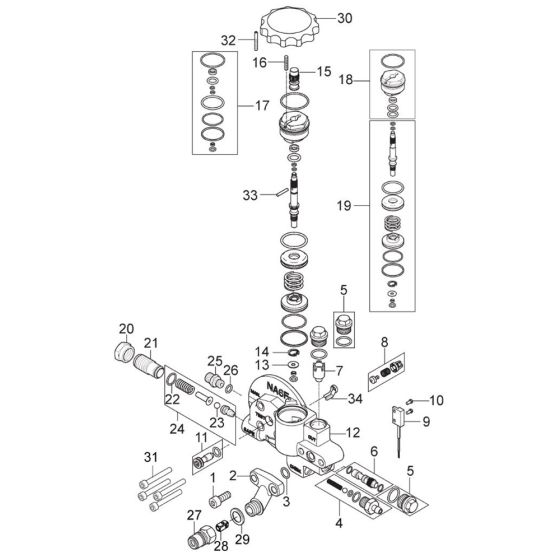 Unloader FA for Nilfisk MC 6P