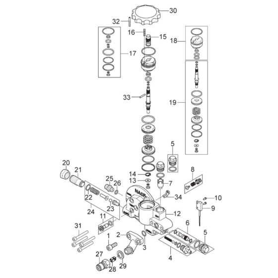 Unloader FA for Nilfisk MC 6P