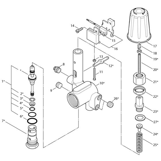Control Safety Block Assembly