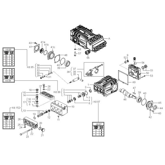 Pump Assembly for Nilfisk