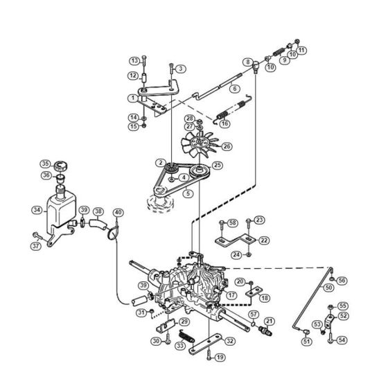 Transmission for Stihl/ Viking MF 890 PRO Ride on Mowers