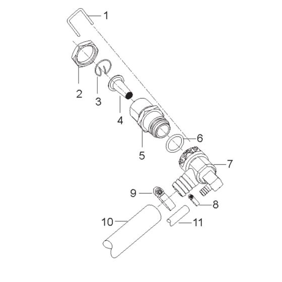 Water Inlet Assembly for Nilfisk