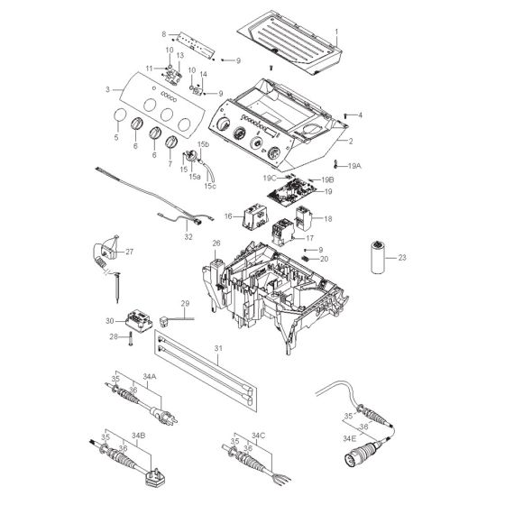 Electric Box Assembly for Nilfisk