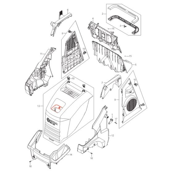 Nilfisk MH 3M Cabinet Assembly