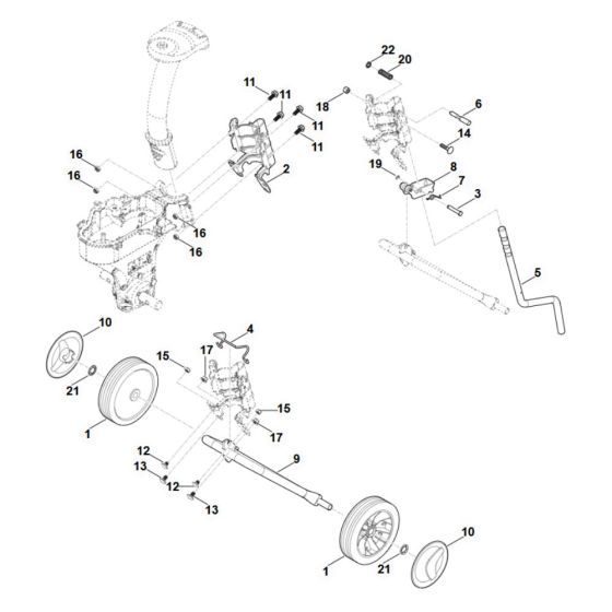 Chassis Assembly for Stihl MH 445