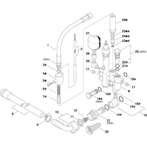 Control Safety Block Assembly