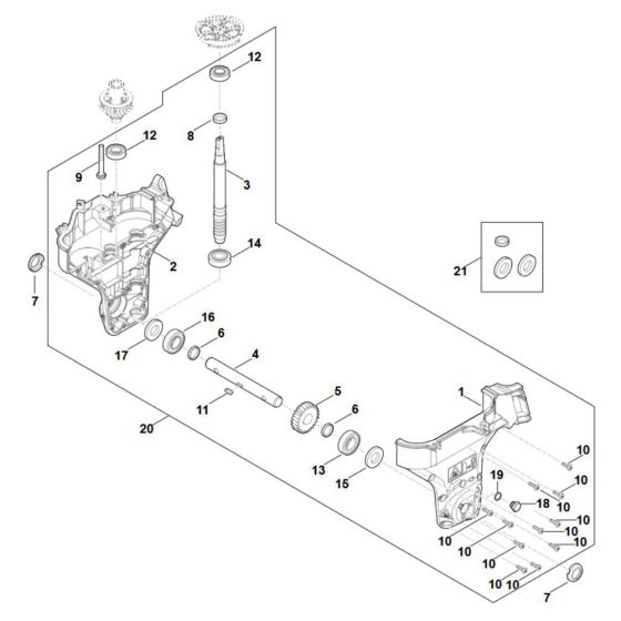 Gear Head Assembly for Stihl