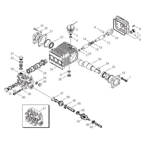 Pump for Nilfisk Pressure Washer