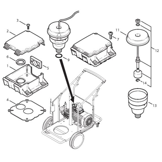Electric Motor Box for Nilfisk