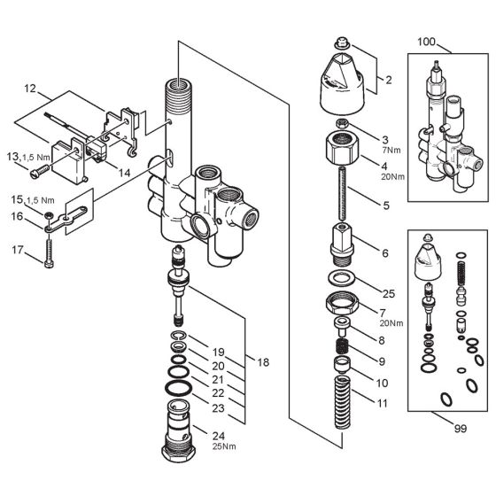 Control Safety Block Assembly