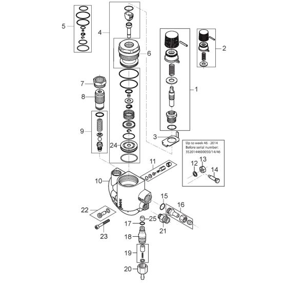 Water Flow Assembly for Nilfisk