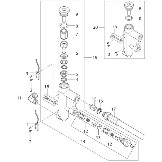 Flow Control Assembly for Nilfisk