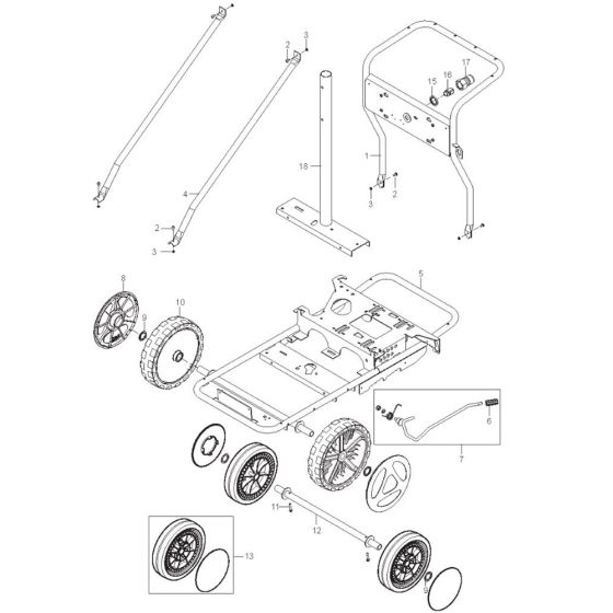 Chassis Large for Nilfisk